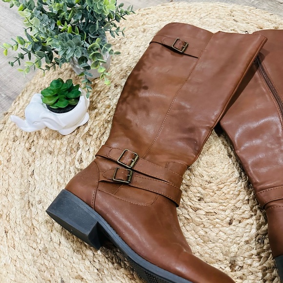 Lower East Side Brown Tall Boots - Picture 9 of 14